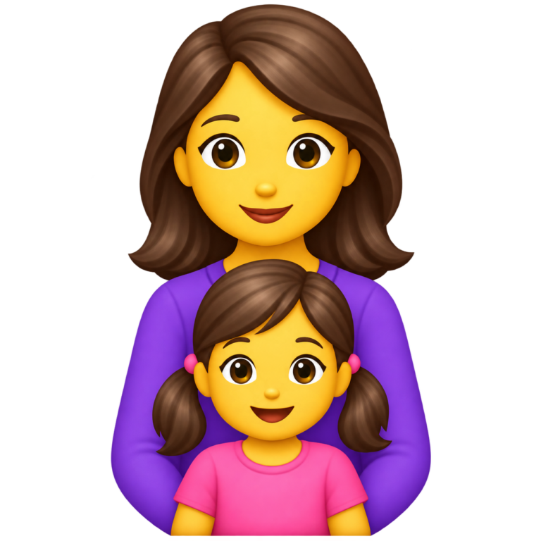 Emoji Mãe e Filha